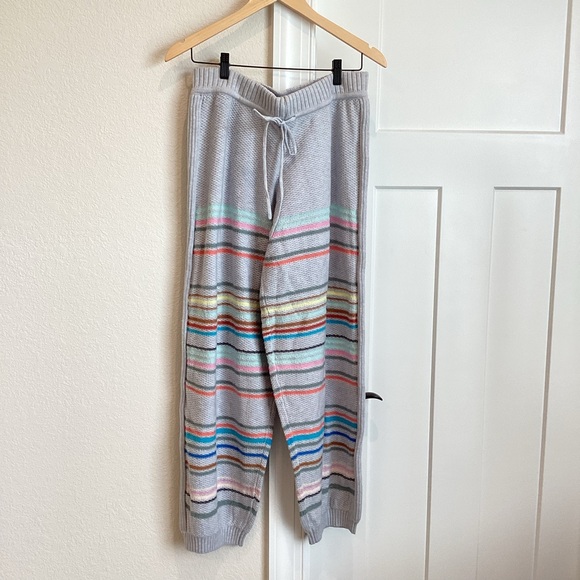 Anthropologie Sweater Pants Lift Pass Pants Daily Practice Large Gray NEW - Picture 5 of 15